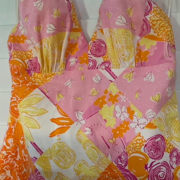 Lilly Pulitzer White Label Halter Dress Size 4 - Picture 8 of 8